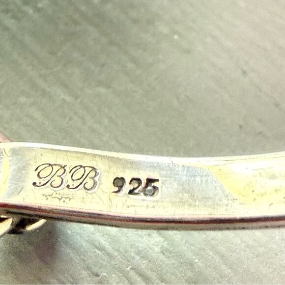 BB Becker 925 Sterling Silver Friends Inspirational Hook Bracelet - Picture 14 of 15